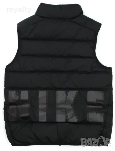 Nike мъжки черен елек , снимка 2 - Спортни дрехи, екипи - 49935402