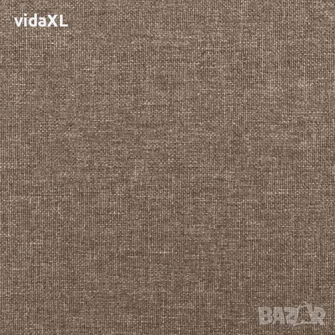 vidaXL Рамка за легло без матрак, таупе, 90x200 см, плат, снимка 8 - Спални и легла - 56147213
