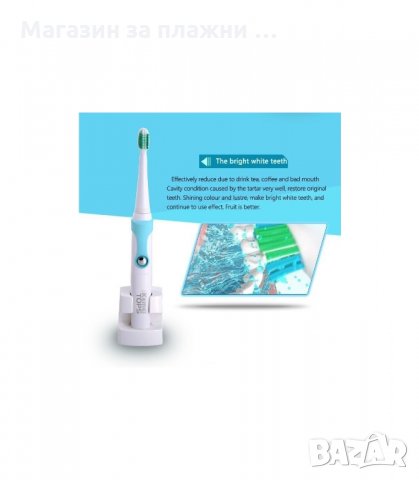 КОМПЛЕКТ ЕЛЕКТРИЧЕСКА ЧЕТКА ЗА ЗЪБИ С 3 ГЛАВИ KEMEI TOPS - код 1261, снимка 5 - Други - 34290115