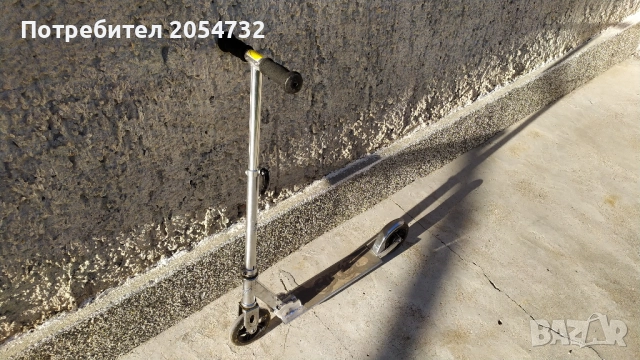 Сгъваема тротинетка с крачна спирачка, снимка 12 - Скейтборд, ховърборд, уейвборд - 51513925