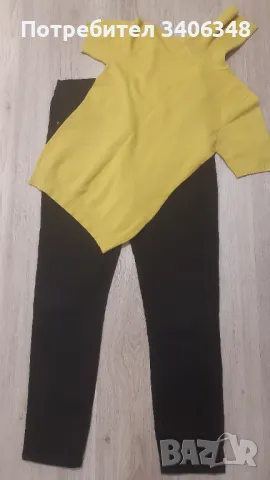 Черен панталон, размер L., снимка 7 - Панталони - 49242023