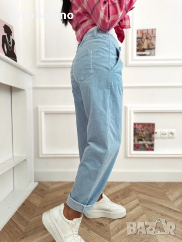 Дамски панталони от рипсено кадифе LIVANS, 5цвята , снимка 9 - Панталони - 53206315