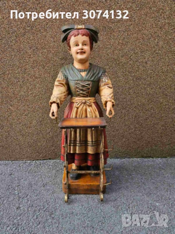 Ретро фигура /стойка за вино, снимка 5 - Антикварни и старинни предмети - 50675571