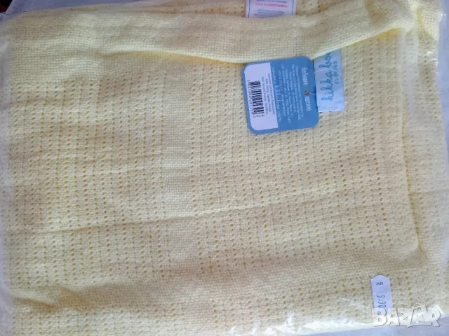 Ново неразопаковано бебешко памучно одеалце, пелена