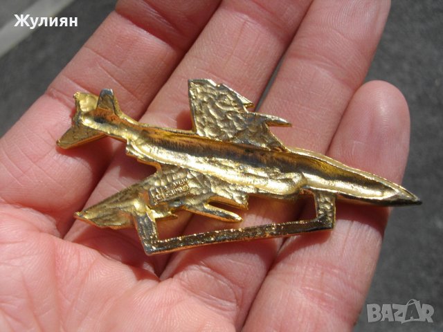МЕТАЛНО САМОЛЕТЧЕ САМОЛЕТ ИЗТРЕБИТЕЛ, снимка 5 - Антикварни и старинни предмети - 40045565