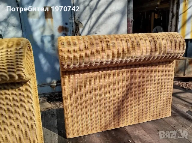 Странични облегалки от ратан за фотьойл или диван. , снимка 7 - Дивани и мека мебел - 49385491