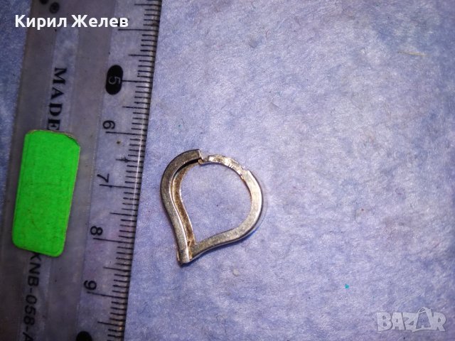 СЪРЦЕВИДНА РОМАНТИЧНА СРЕБЪРНА АРТ ОБЕЦА СРЕБРО 925 РЪЧНА БИЖУТЕРСКА ИЗРАБОТКА 38237, снимка 6 - Обеци - 40939729