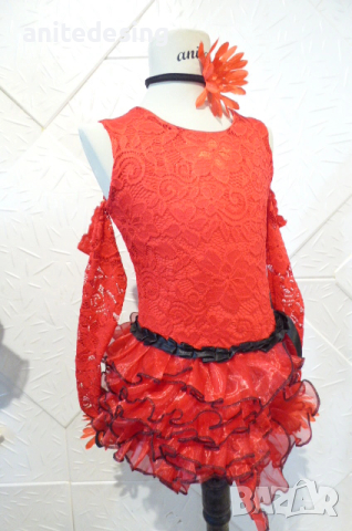 Детска рокля за спортни танци, снимка 10 - Детски рокли и поли - 49061402