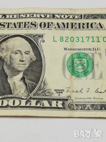 банкнота от 1 долар-1988 г.