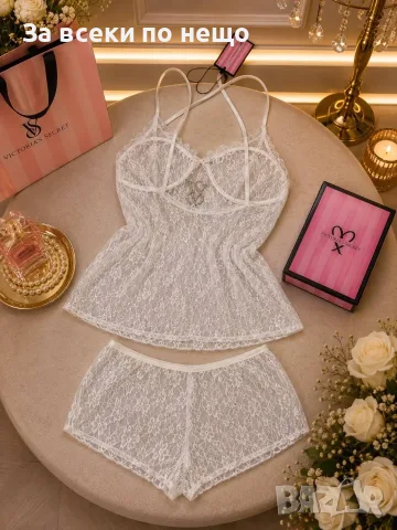 Victoria's Secret Дамска Пижама🔝Дамска Нощница - Различни Цветове Код SK2008, снимка 4 - Пижами - 55740707