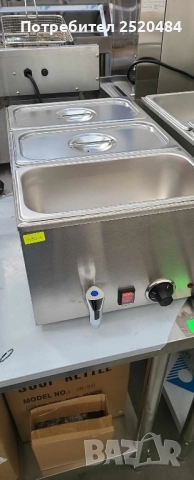 Топли витрини Бен Мари на водна баня 6 модела. Чисто нови с гастронорми! ХИТ Цена 280лв/143,16€, снимка 18 - Обзавеждане за заведение - 51804309