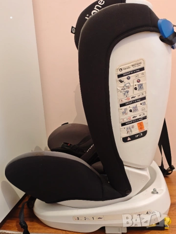Столче за кола ISOFIX Lionelo Bastiaan, Въртящо, 0-36 кг, Сиво, снимка 5 - Столчета за кола и колело - 53221752
