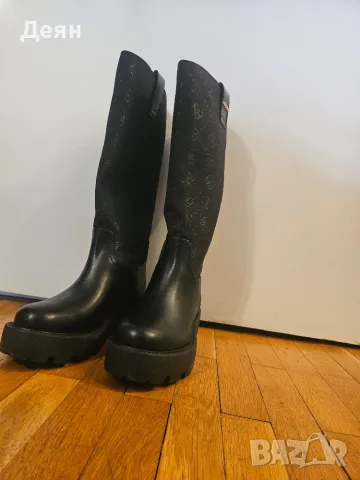 Дамски кожени ботуши GUESS , снимка 4 - Дамски ботуши - 56057291
