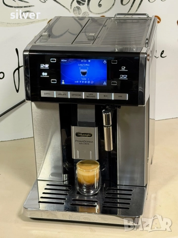 Кафемашина кафе автомат delonghı Primadona exclusive с гаранция, снимка 2 - Кафемашини - 52140992