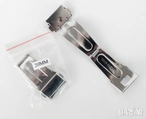 НОВА ТРАНСПЕРАНТНА КАТАРАМА ЗА ЧАСОВНИК.БЪКЕЛ ТИП ПЕПЕРУДА. ЗАКОПЧАЛКА ТОКА ЗА КАИШКА. КАТАРАМИ, снимка 15 - Каишки за часовници - 49187834