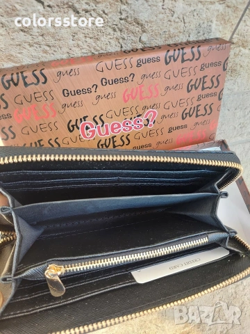 Черно портмоне Guess SG-55, снимка 6 - Портфейли, портмонета - 37646722