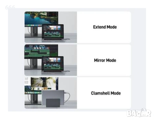 Acer - USB C към DisplayPort кабел 10 фута (4K@60HZ 2K@165Hz), Type-C към DisplayPort кабел - сив, снимка 11 - Друга електроника - 53288640