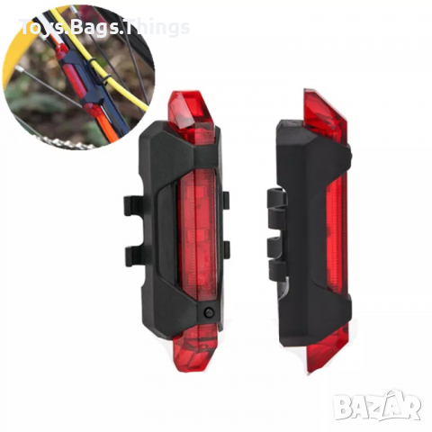 Заден стоп за велосипед или тротинетка ,с USB, снимка 3 - Аксесоари за велосипеди - 29661031