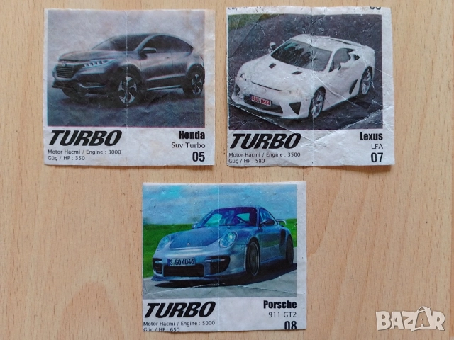 Картинки от дъвки турбо , снимка 7 - Колекции - 52476410