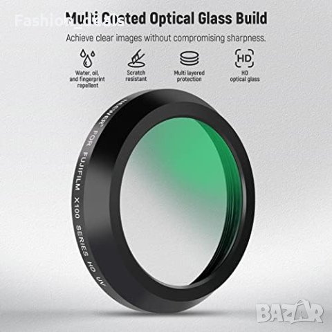  Нов UV Защитен филтър за фотоапарат лещи с HD оптично стъкло Fujifilm, снимка 5 - Чанти, стативи, аксесоари - 41455765