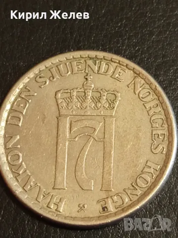 Стара монета 1 крона 1956г. Норвегия рядка за КОЛЕКЦИЯ ДЕКОРАЦИЯ 31460, снимка 3 - Нумизматика и бонистика - 48939987