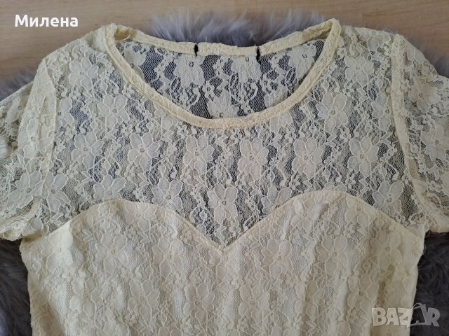 Дантелена рокля Xs размер, снимка 2 - Рокли - 41688408
