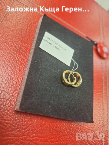 Детски златни обеци - 1,16 гр., снимка 3 - Обеци - 53412249