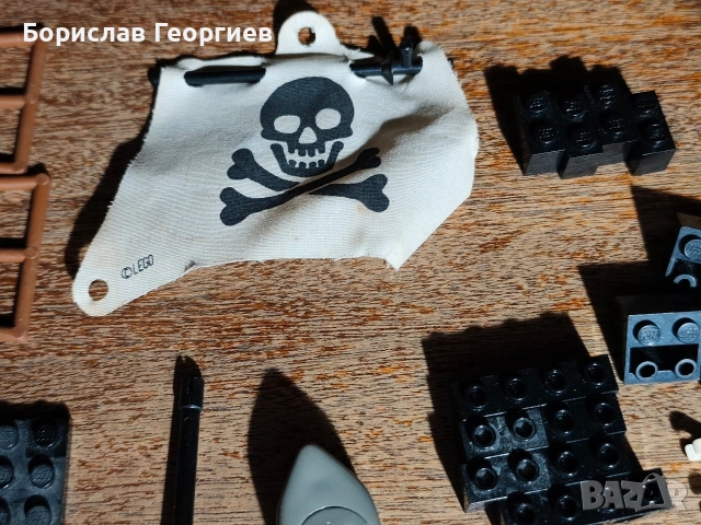 Лего 6261 lego pirates raft raiders 1992 г, снимка 5 - Конструктори - 53434848