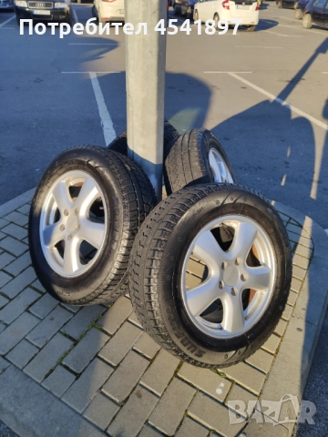 16" джанти 5x114.3 + зимни гуми 215/65R16 DOT2022 Honda CR-V
