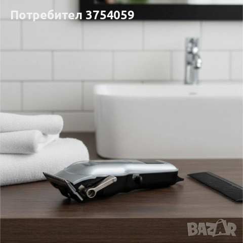 Безжична машинка за подстригване Rosberg R51810Q, 5W, DC 3.7V 1200mAh, USB зареждане, снимка 4 - Машинки за подстригване - 53154066