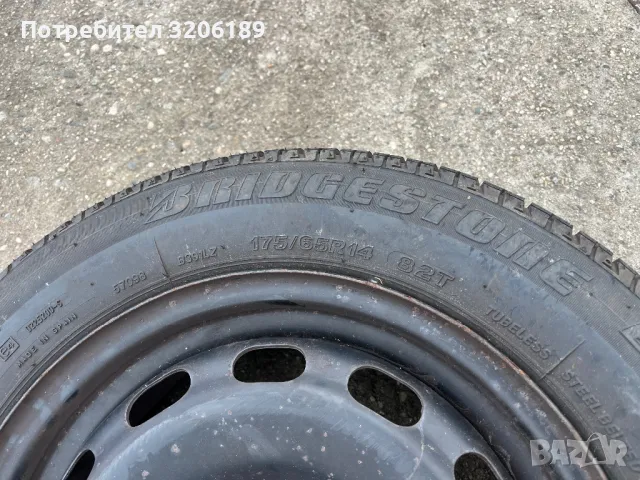 Резервна джанта с гума 14 цола 4х108 за Форд / Ford, снимка 3 - Гуми и джанти - 49642795