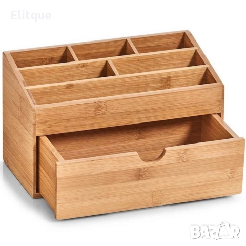 Стилен и практичен бамбуков органайзер, снимка 7 - Други стоки за дома - 52606559