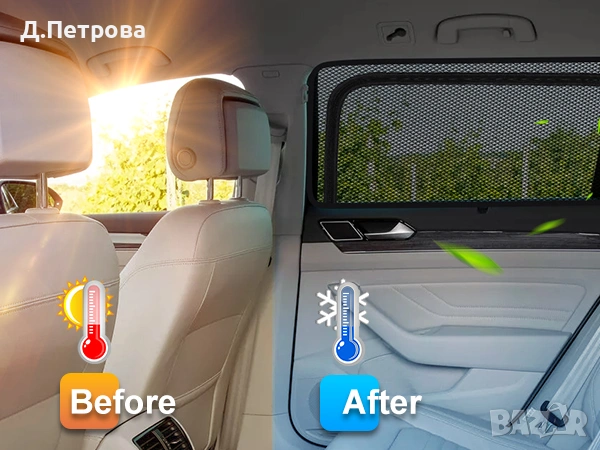 сенници за странични стъкла ZATOOTO за VW Golf 7 Variant (2015–2021) – комплект 4 бр, снимка 7 - Аксесоари и консумативи - 53746265