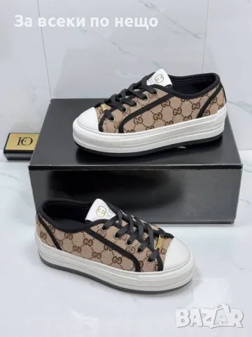 Gucci Дамски Маратонки👟Дамски Спортни Обувки👟Кецове Гучи - Различни Цветове Код SEM-7, снимка 2 - Маратонки - 55710247