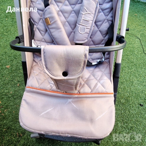 Бебешка лятна количка Chipolino City бежов цвят, снимка 4 - Детски колички - 52870904