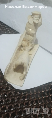 Слонова кост фигурка фигура , снимка 8 - Фигурки - 53223589