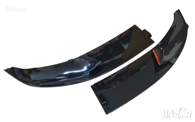 Преден лип спойлер (нож / сплитер) Performance за BMW F10/F11 M-пакет (Gloss Black, снимка 2 - Аксесоари и консумативи - 55927180
