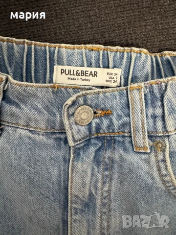 Дънкови панталонки Pull&Bear 34 размер, снимка 2 - Къси панталони и бермуди - 51110079