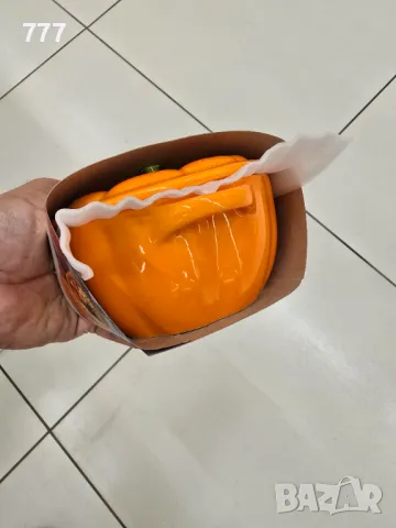 Керамични купи гювеч тиква, снимка 3 - Съдове за готвене - 47552429