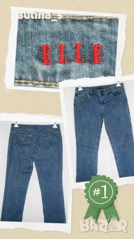 Три броя / Маркови дънки "Elle by Mango", "Liv by Diesel", "Cecil" / голям размер , снимка 2 - Дънки - 26412464