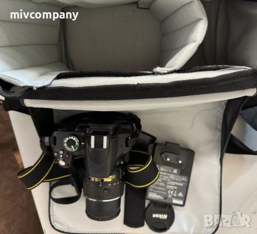 Фотоапарат Nikon D3200+обектив, снимка 7 - Фотоапарати - 53497032