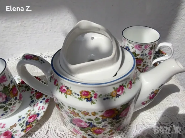 James Sadler Olde Chintz Чайник, чаши и чинийки, снимка 11 - Сервизи - 56137827