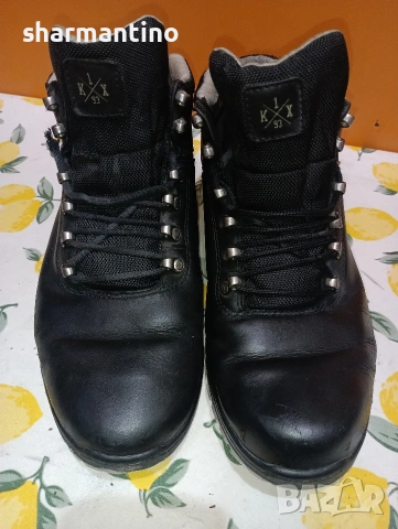 K1X кожени боти N 46, снимка 5 - Мъжки боти - 53470704