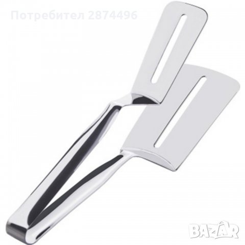 3119 Стоманена щипка за скара и сервиране, снимка 7 - Прибори за хранене, готвене и сервиране - 35764372