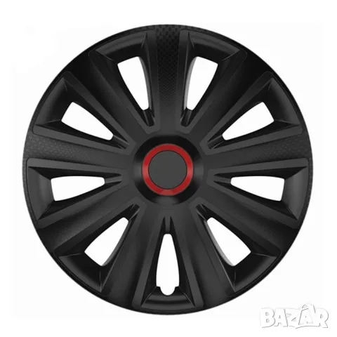 Тасове за джанти 14'' Versaco Carbon Aviator - RR Black