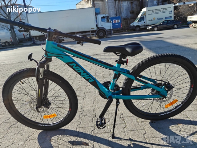 PASSATI Алуминиев велосипед 24" NINJA син, снимка 8 - Велосипеди - 53830722