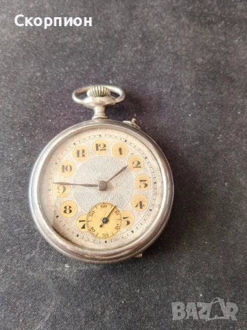 Швейцарски джобен часовник 1925г. - Класика в жанра - ПРОМОЦИЯ, снимка 2 - Джобни - 49241450
