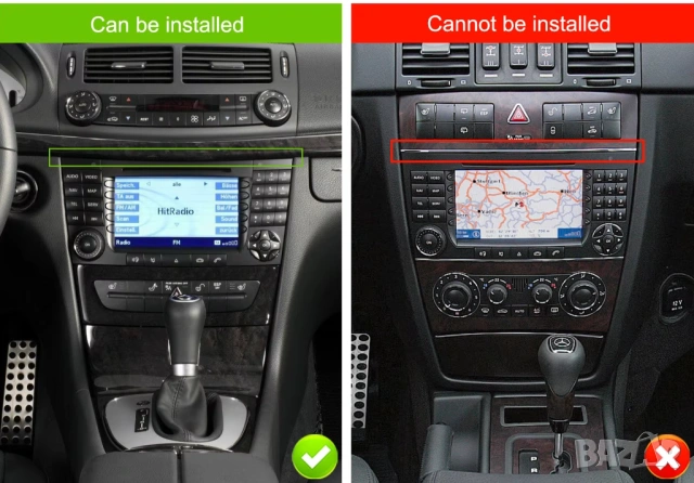 Мултимедия, Mercedes, E Class, Двоен дин, Мерцедес, W211, E200, E220, E270, Е320, Android, CLK клас , снимка 9 - Аксесоари и консумативи - 43448813