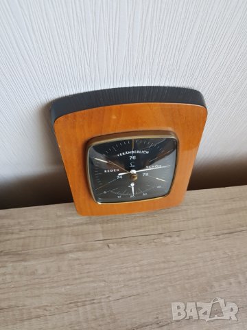 Стар немски барометър, снимка 5 - Антикварни и старинни предмети - 38806750