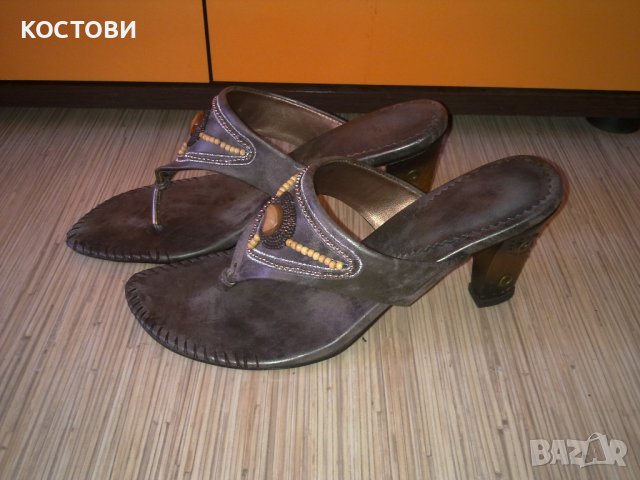 ДАМСКИ ЧЕХЛИ на ток, номер 38, снимка 5 - Дамски обувки на ток - 40195219